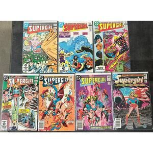Supergirl 2nd Series #7, 8, 9, 10, 11, 12, 13 (1982 DC) Lot of 7